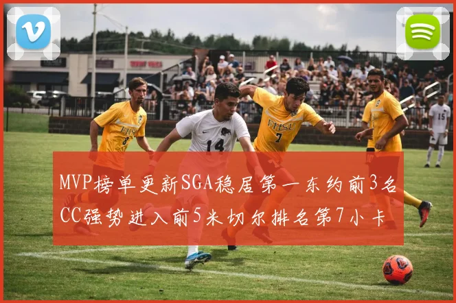 MVP榜单更新SGA稳居第一东约前3名CC强势进入前5米切尔排名第7小卡获提名